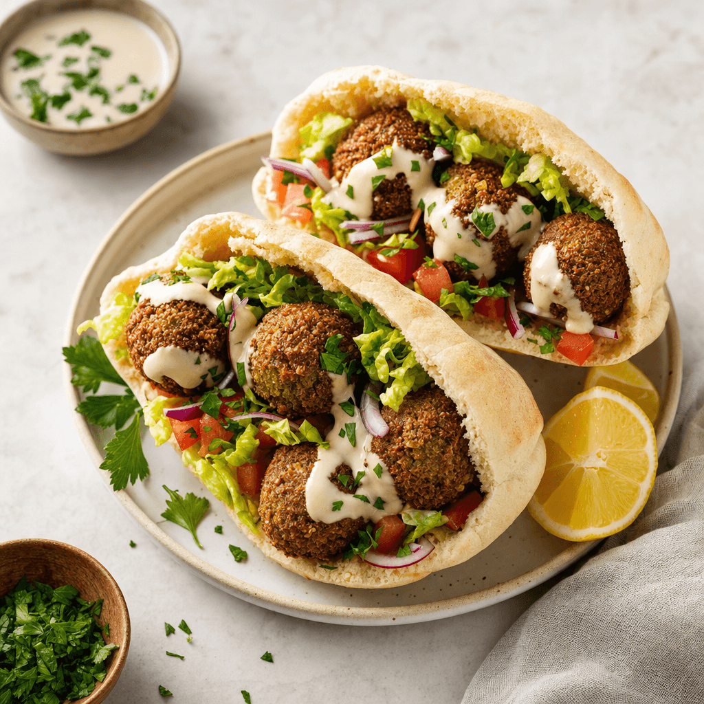 Falafel Pita recipe combo