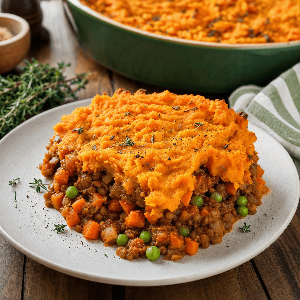Lentil Sweet Potato Shepherd’s Pie