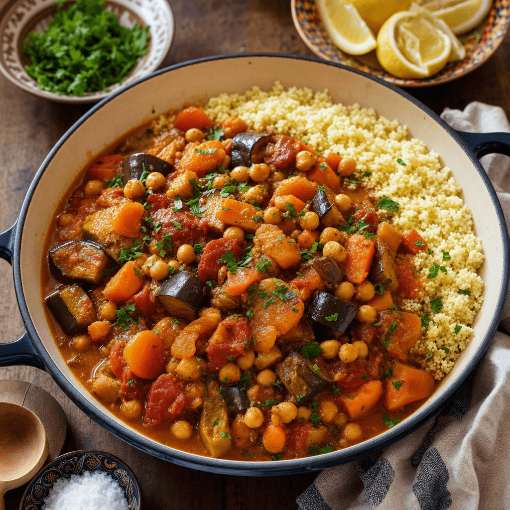 Chickpea Eggplant Tagine