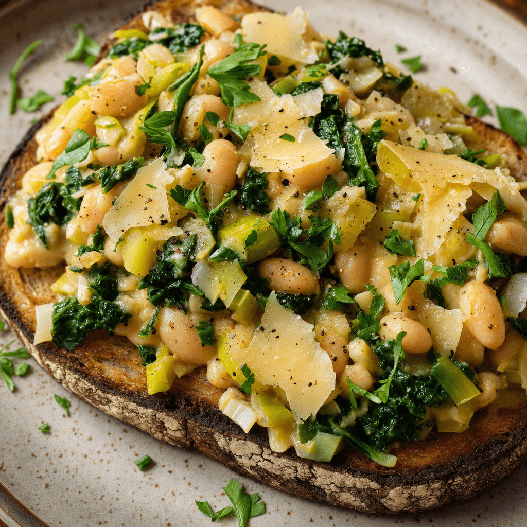 Green Garden Beans on Toast