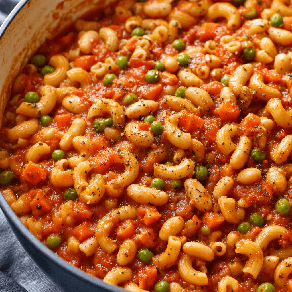 One-Pot Tomato Bean Pasta