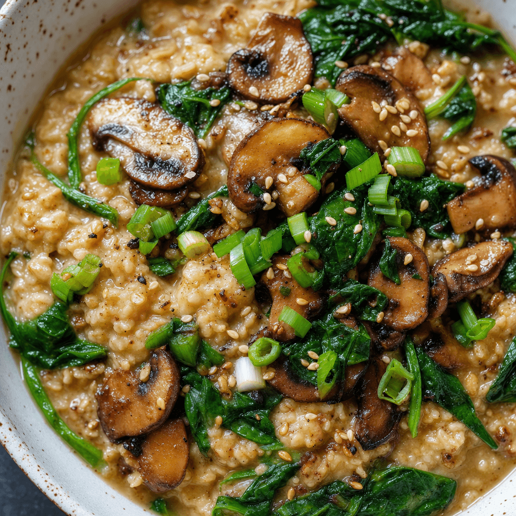Savory Miso Mushroom Oats