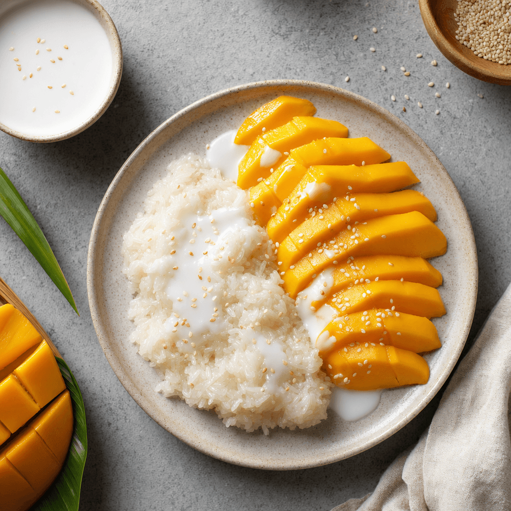 Thai Mango Coconut Sticky Rice