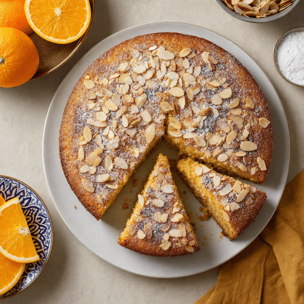 Moroccan Orange Almond Cake