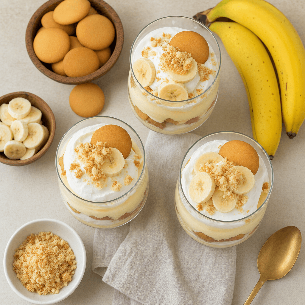 Southern Banana Pudding Parfaits