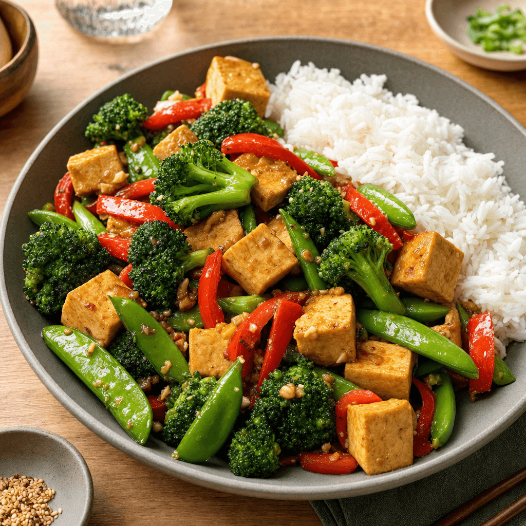 Tofu Broccoli Stir-Fry