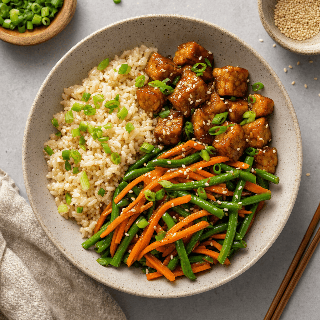 Tempeh Green Bean Bowls