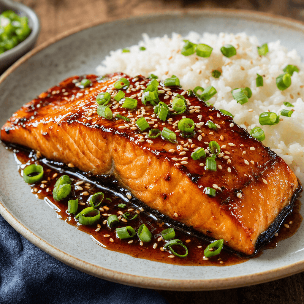 Teriyaki Glazed Salmon