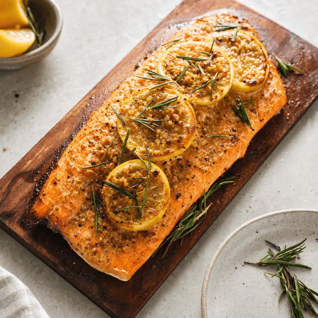 Grilled Cedar Plank Salmon