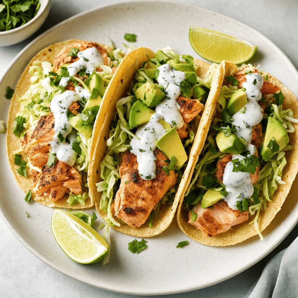 Salmon Tacos