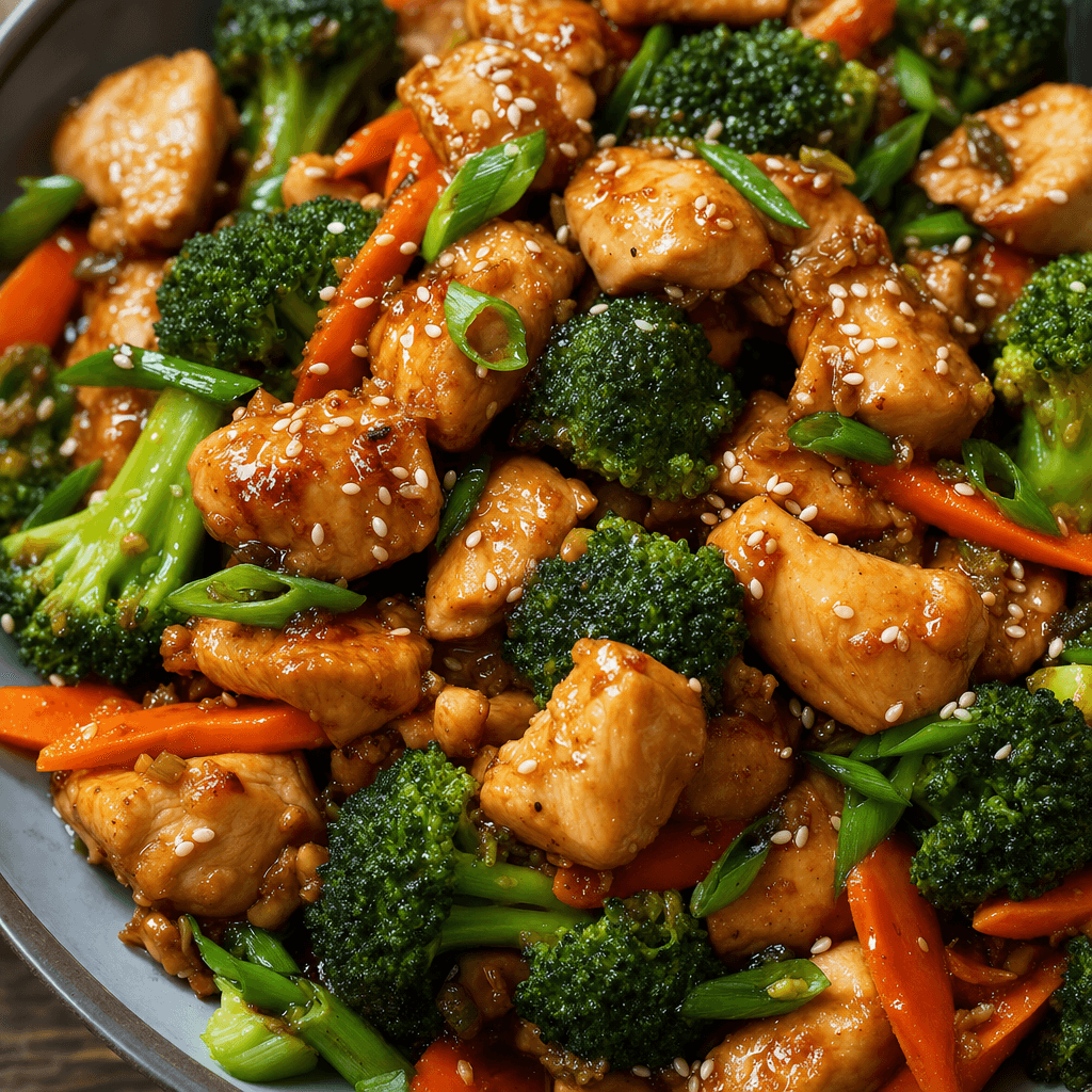 Sesame Ginger Chicken Stir-Fry