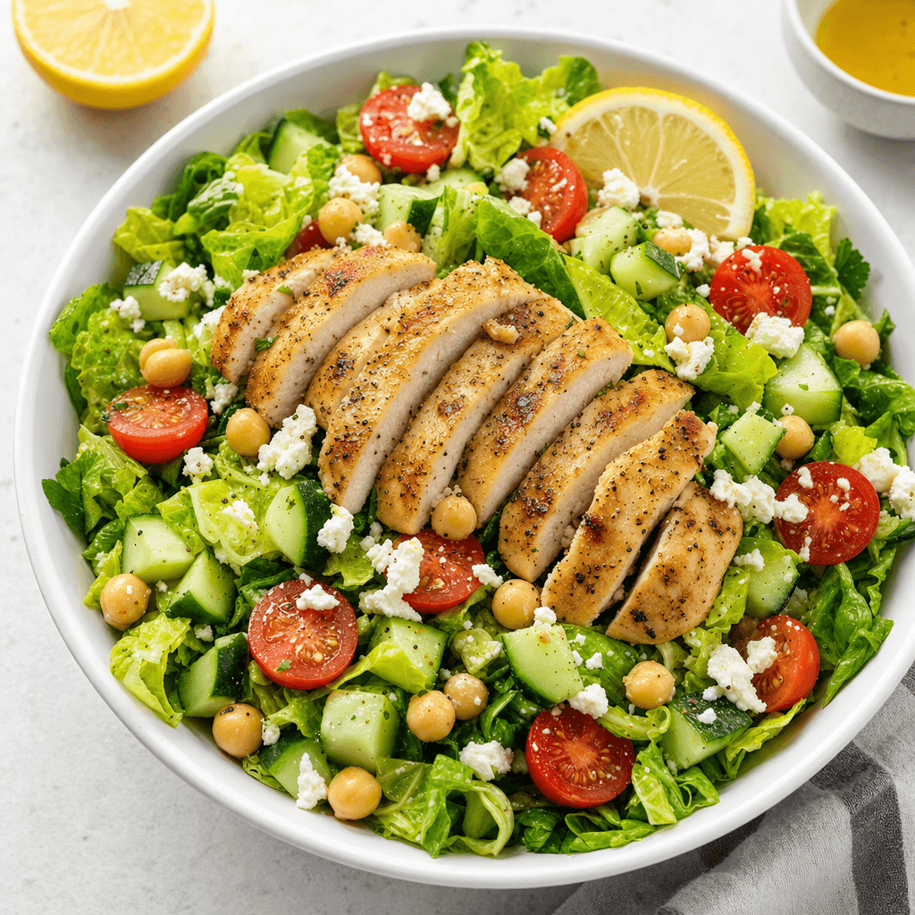 Lemon Chicken Chopped Salad