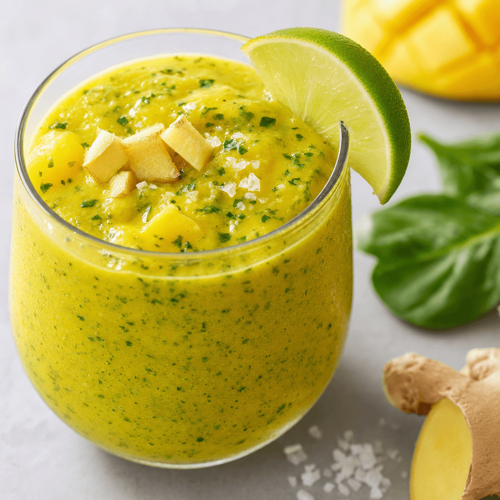 Mango Pineapple Spinach Smoothie recipe combo