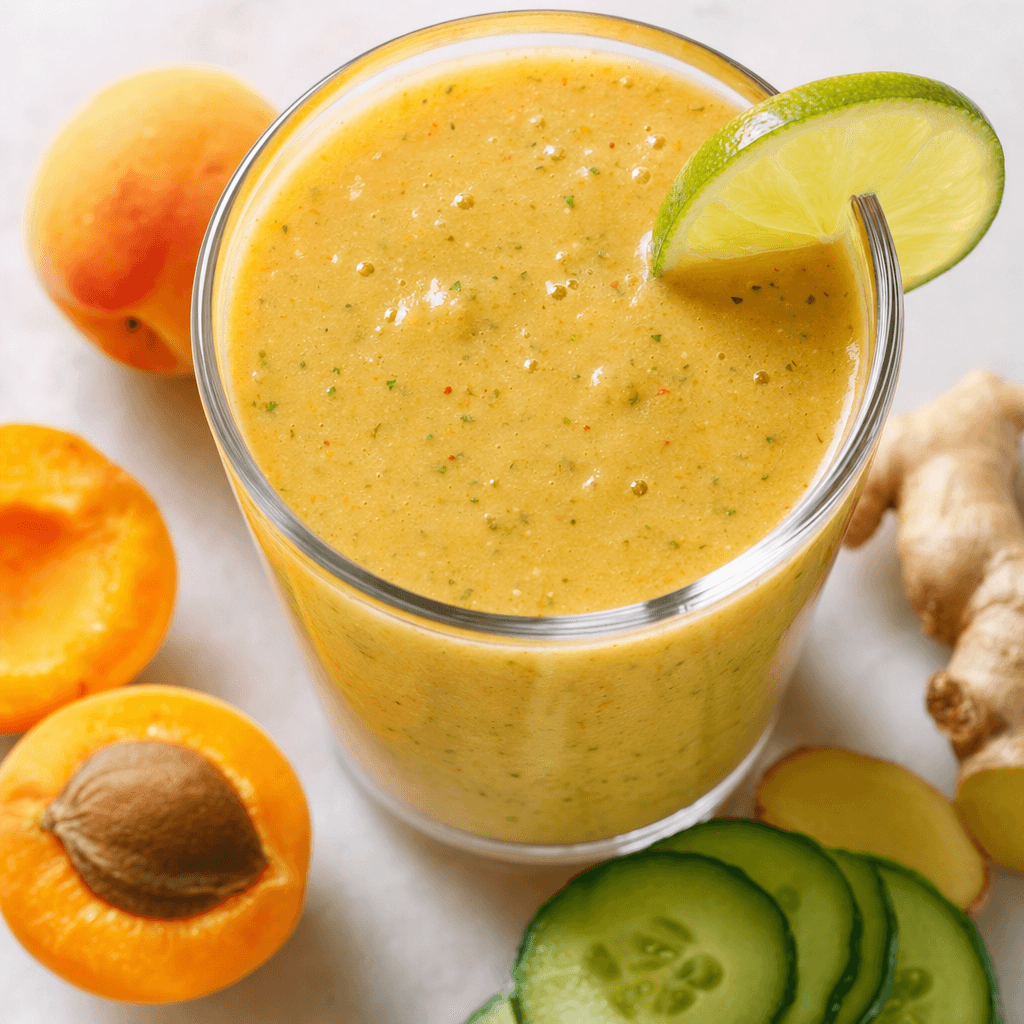Apricot Cucumber Ginger Smoothie recipe combo