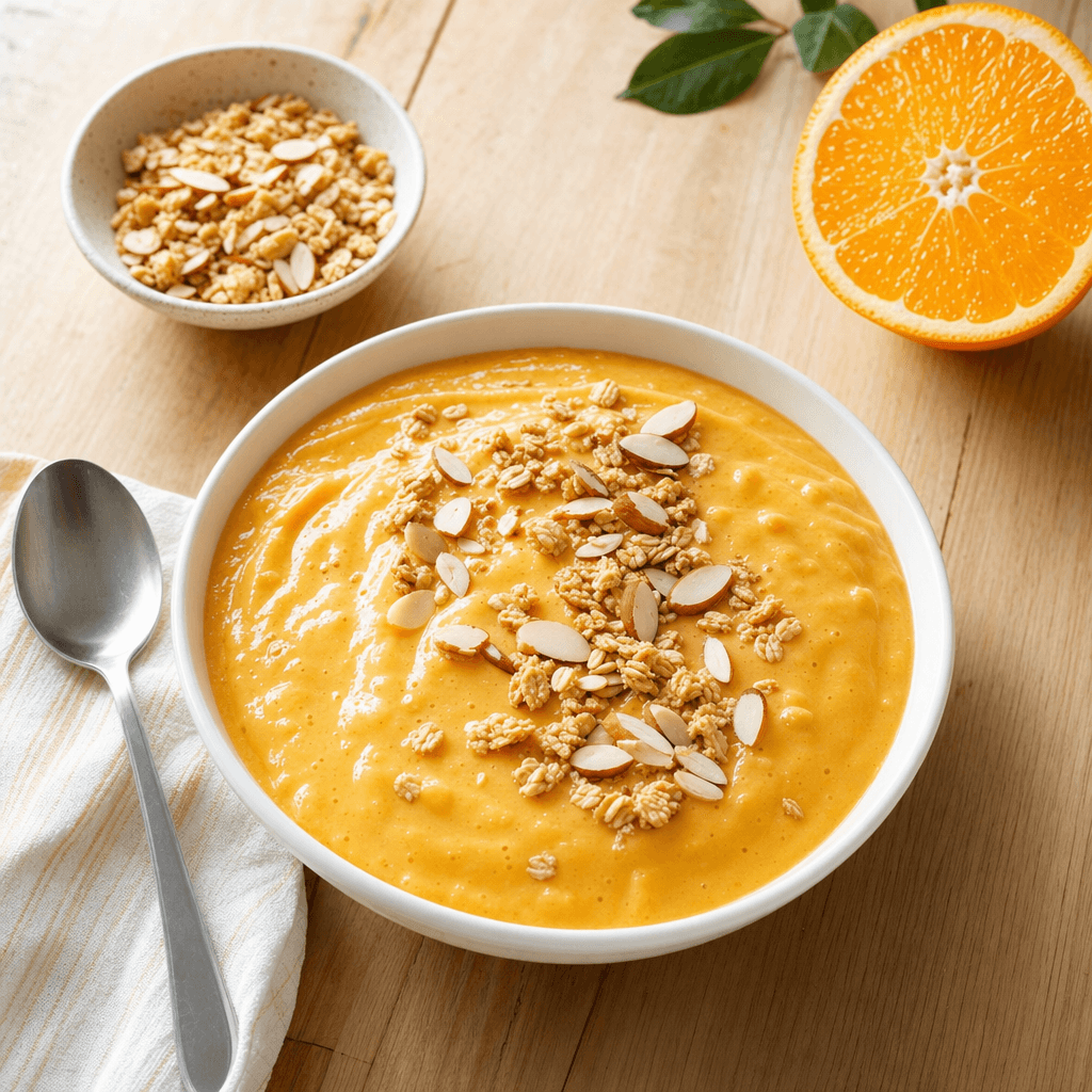 Orange Vanilla Oat Smoothie Bowl recipe combo