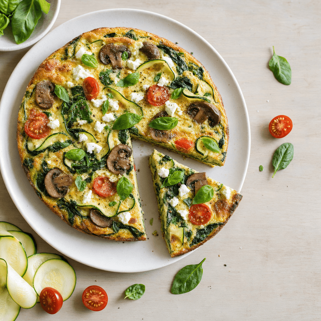 Seasonal Vegetable Frittata recipe combo