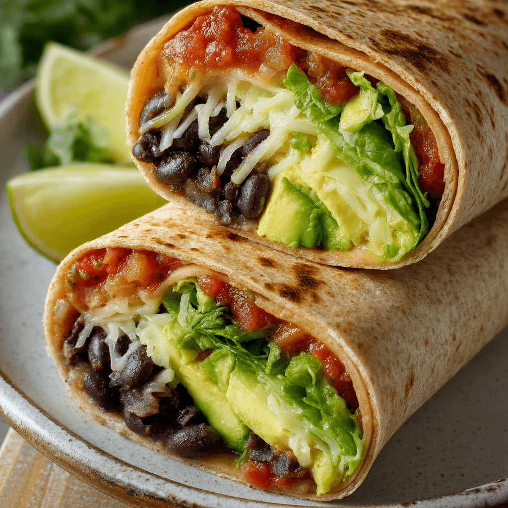 Black Bean Avocado Wraps recipe combo
