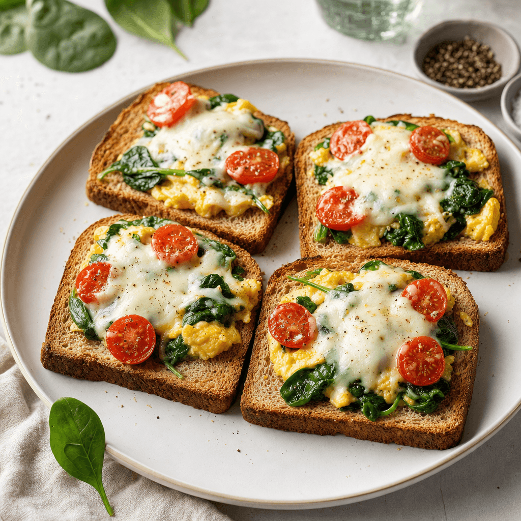 Spinach Egg Toasts recipe combo