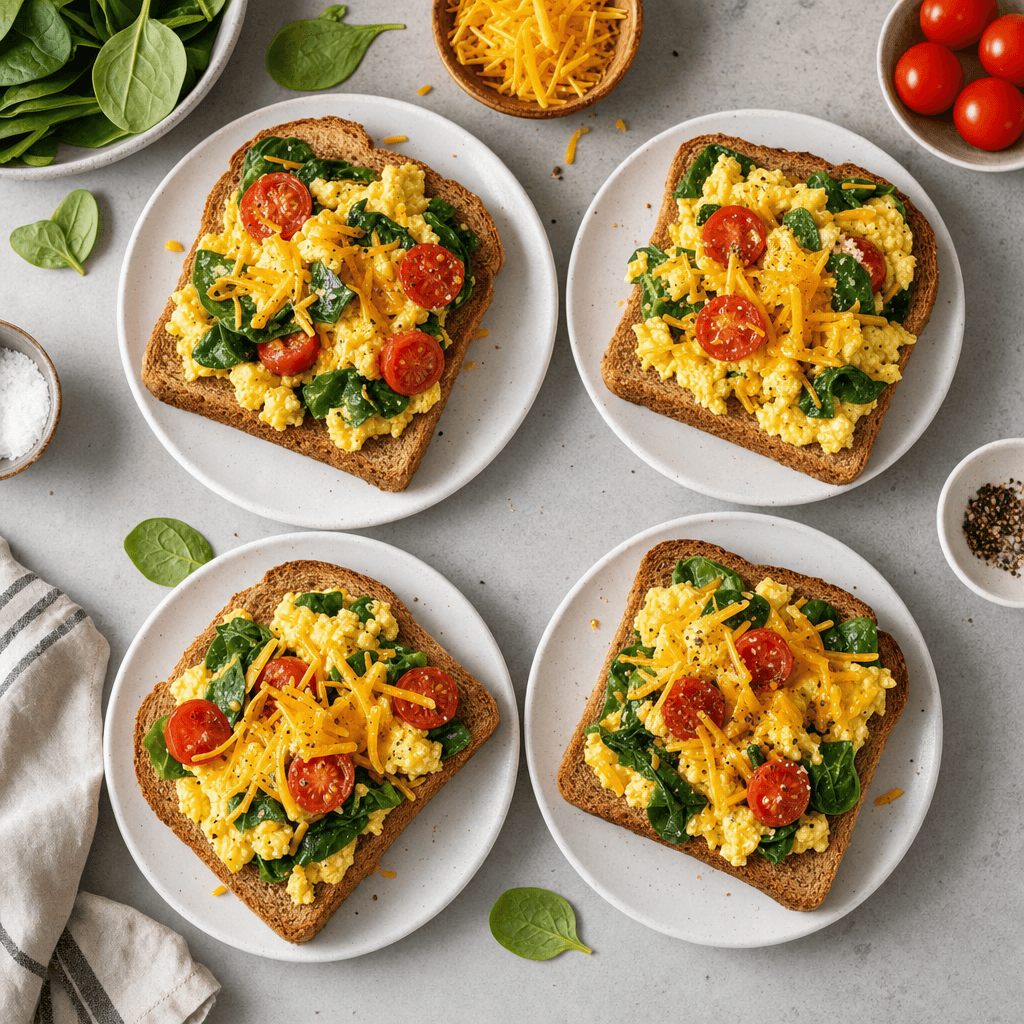 Spinach Egg Toast recipe combo