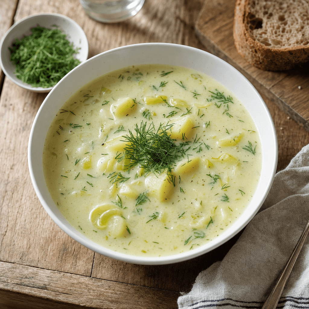 Finnish Potato and Leek Soup