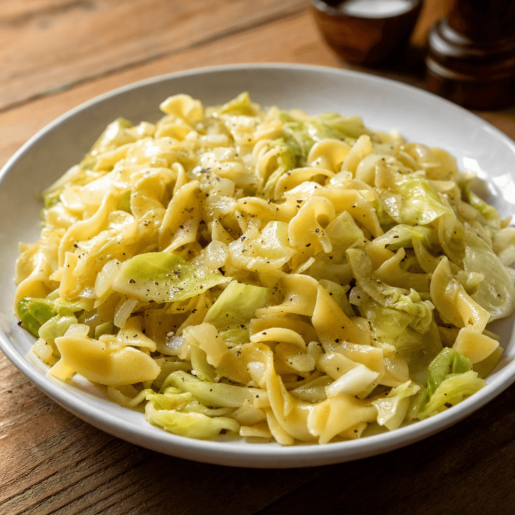 Haluski Cabbage and Noodles