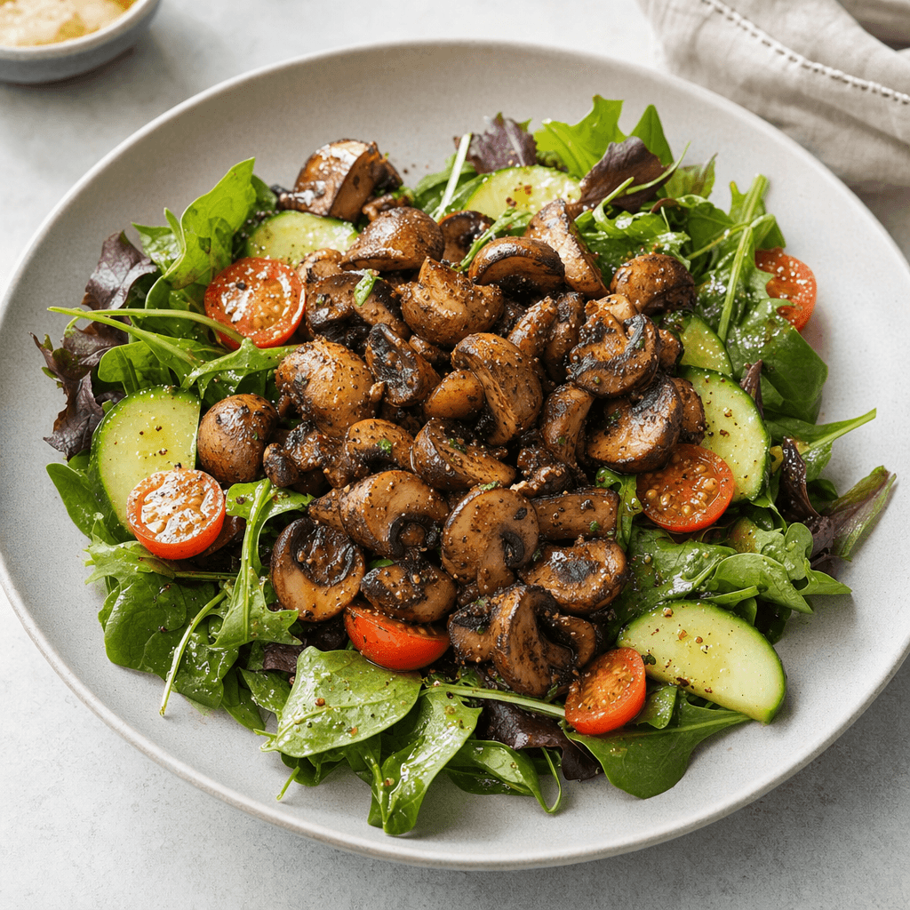 Roasted Mushroom Salad