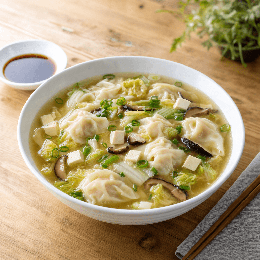 Vegetable Wonton Soup