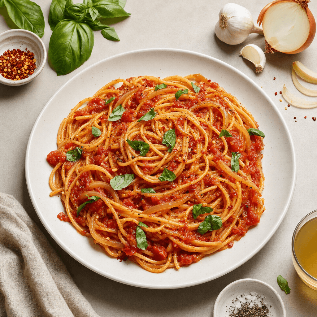 One-Pot Tomato Basil Pasta