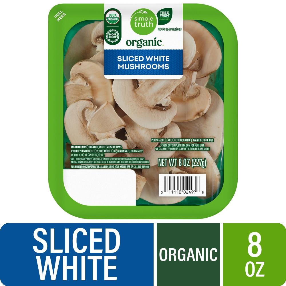 Simple Truth Organic® Sliced White Mushrooms