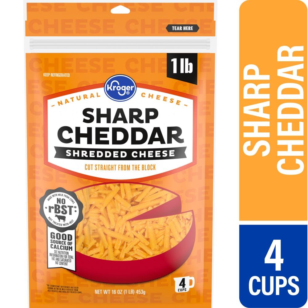 Kroger® Sharp Cheddar Shredded Cheese