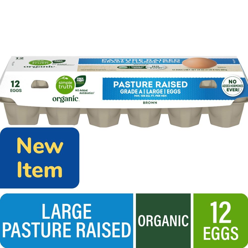 Simple Truth Organic® Pasture Raised Large Brown Eggs