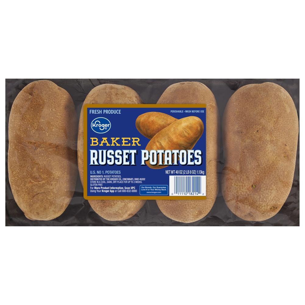 Kroger Potato Russet Tray
