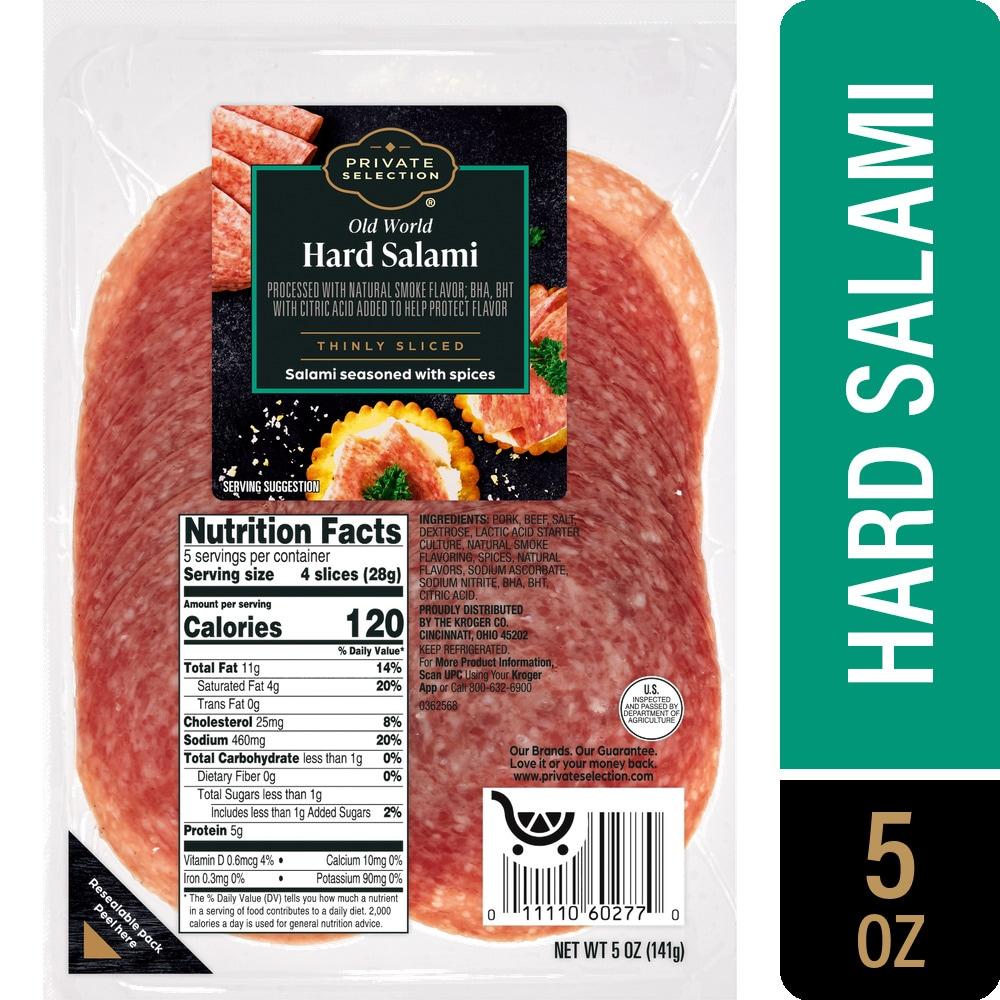 Private Selection® Hard Salami Deli Sliced