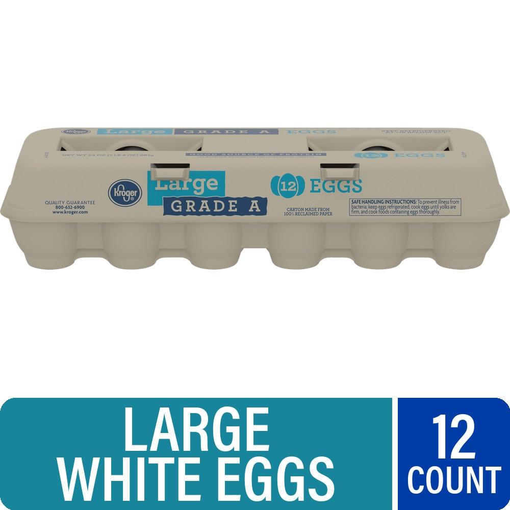 Kroger® Grade A Large White Eggs
