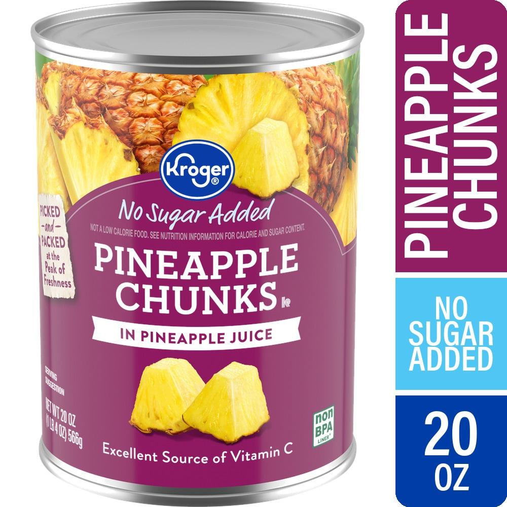 Kroger® Canned Pineapple Chunks in Pineapple Juice