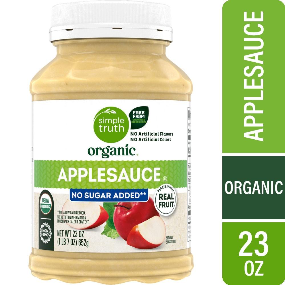 Simple Truth Organic® No Sugar Added Applesauce
