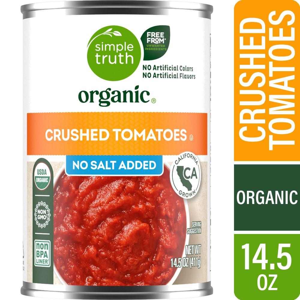 Simple Truth Organic® No Salt Added Crushed Tomatoes