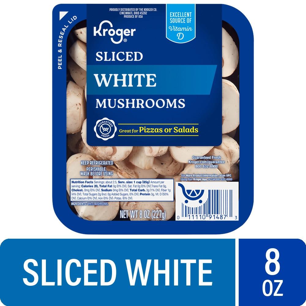 Kroger® Sliced White Mushrooms
