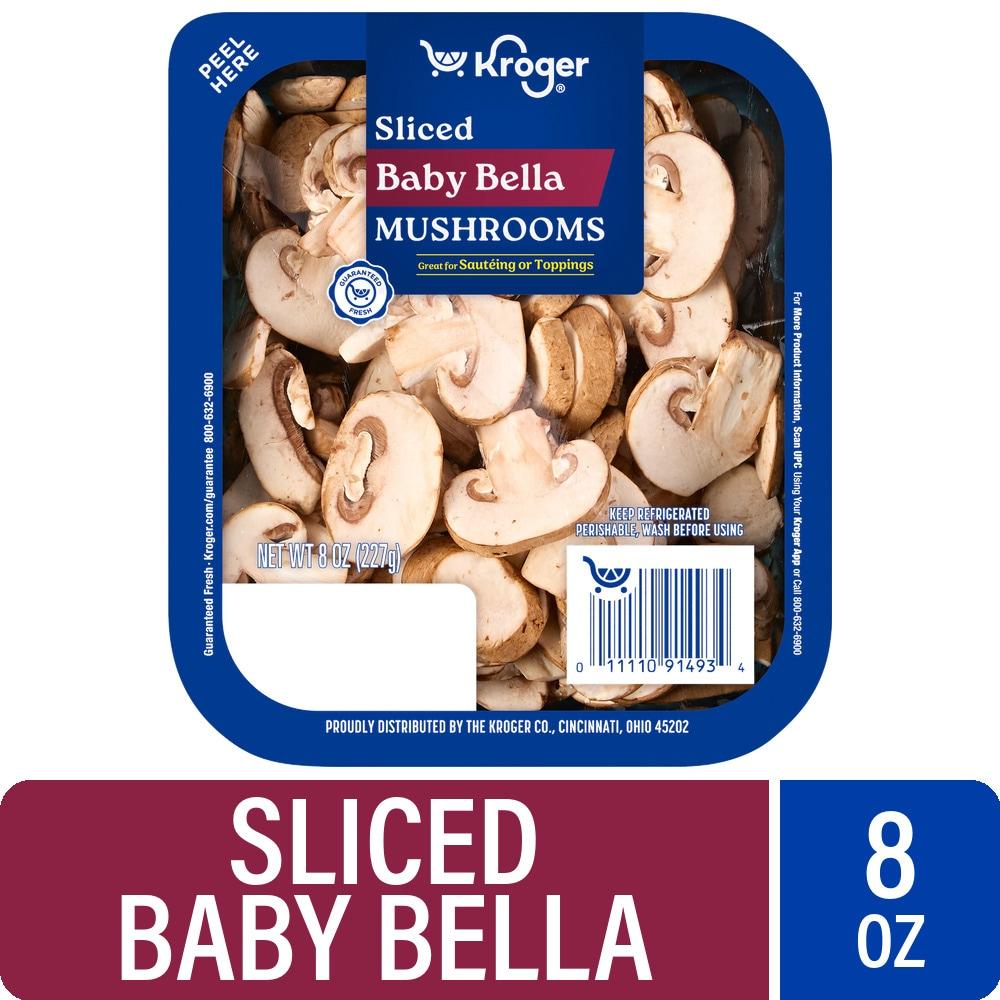 Kroger® Sliced Baby Bella Mushrooms