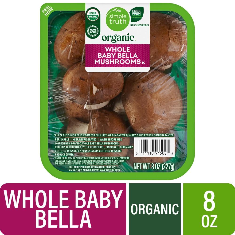 Simple Truth Organic® Whole Baby Bella Mushrooms