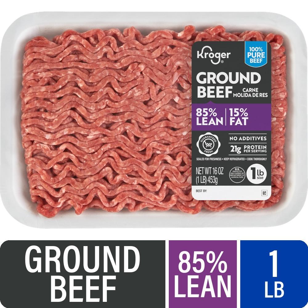 Kroger® 85/15 Ground Beef Tray 1 LB