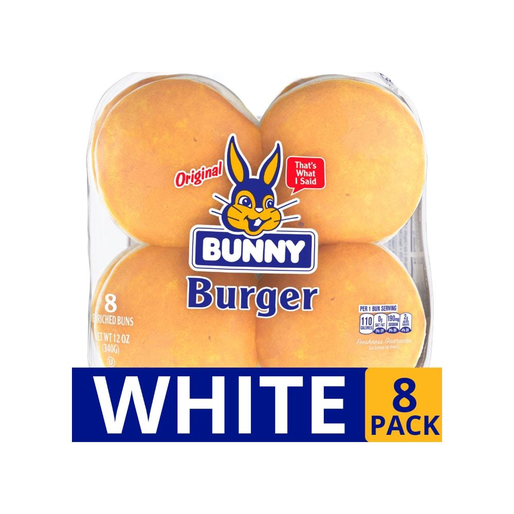 Bunny Plain Hamburger Buns
