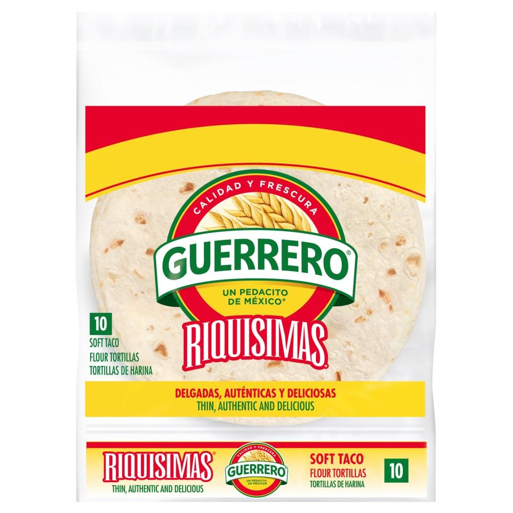 Guerrero Riquisimas Soft Taco Size Flour Tortillas