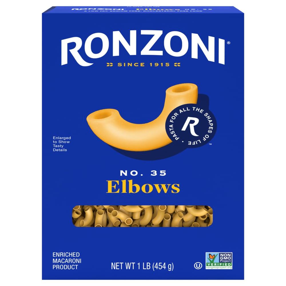 Ronzoni Elbows Non-GMO Pasta, Macaroni Pasta for Mac and Cheese