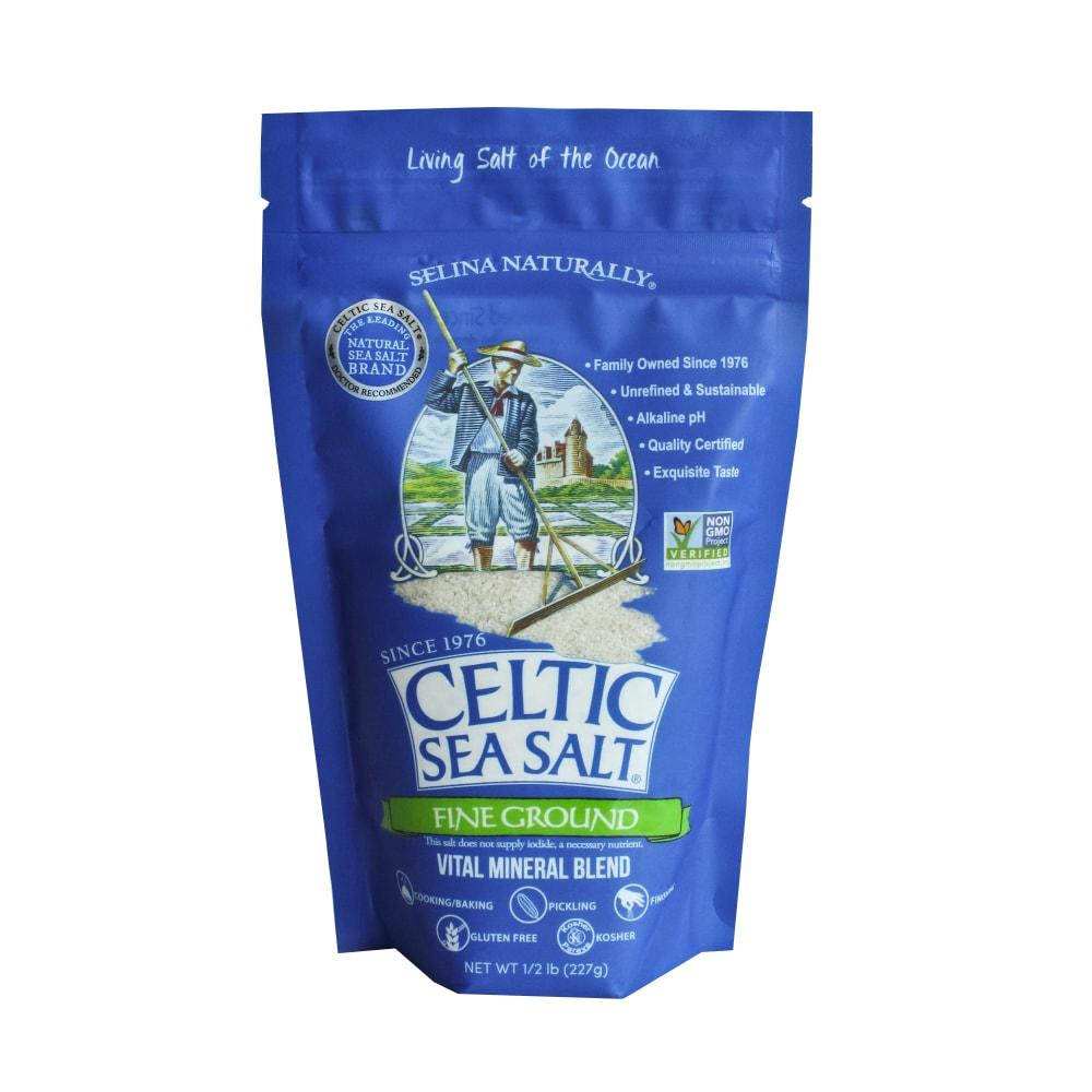 Selina Naturally Celtic Sea Salt Fine Ground Bagged