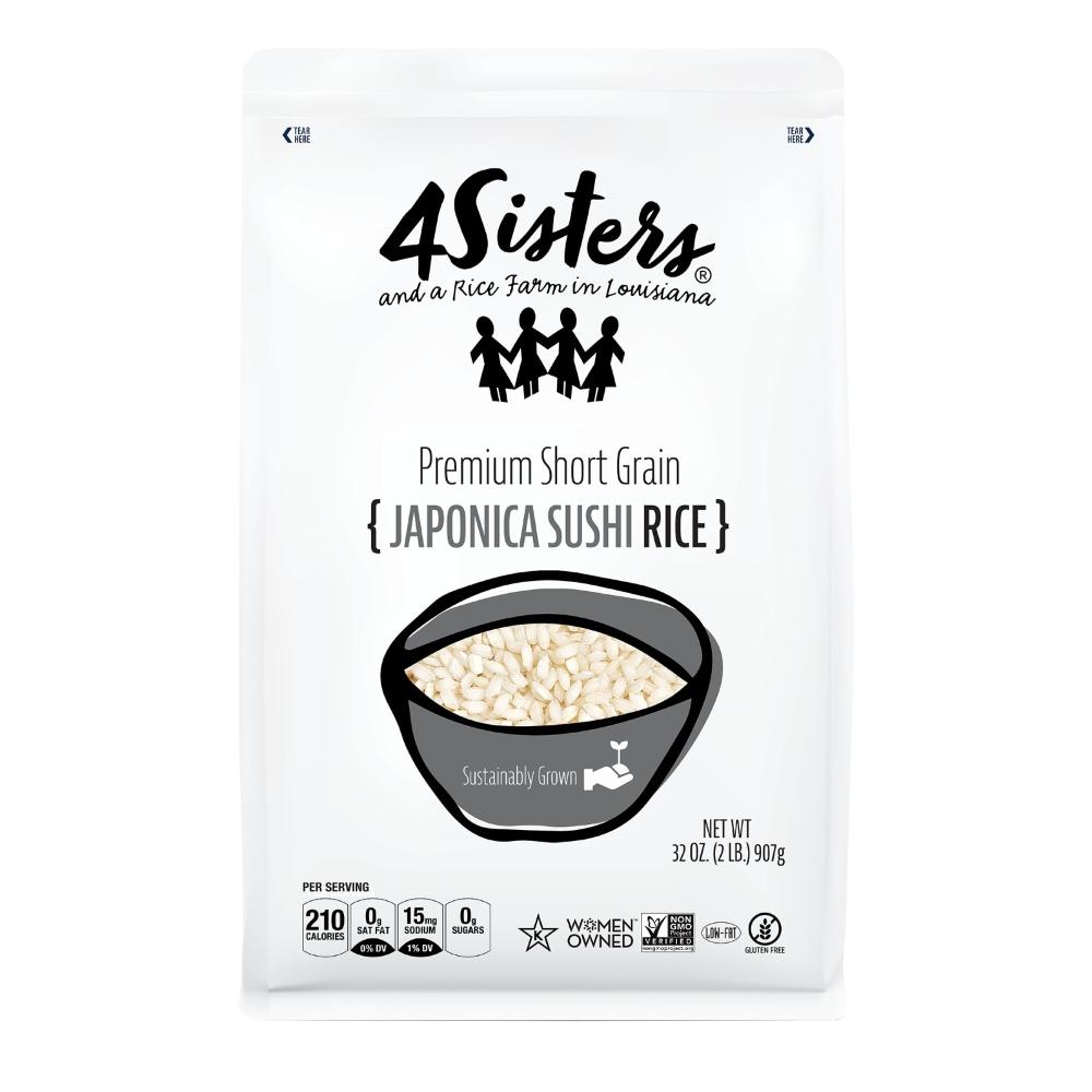 4Sisters® Authentic Short Grain Jasponica Sushi Rice