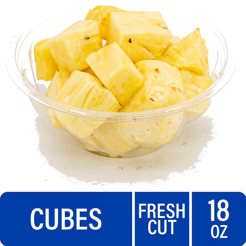 Pineapple Cubes Fresh Cut In Store Daily