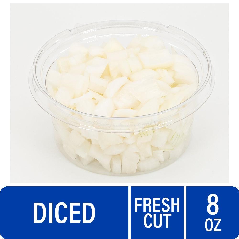 Diced Yellow Onions Fresh Cut In Store Daily