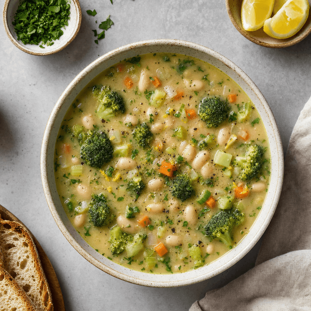 Broccoli White Bean Soup
