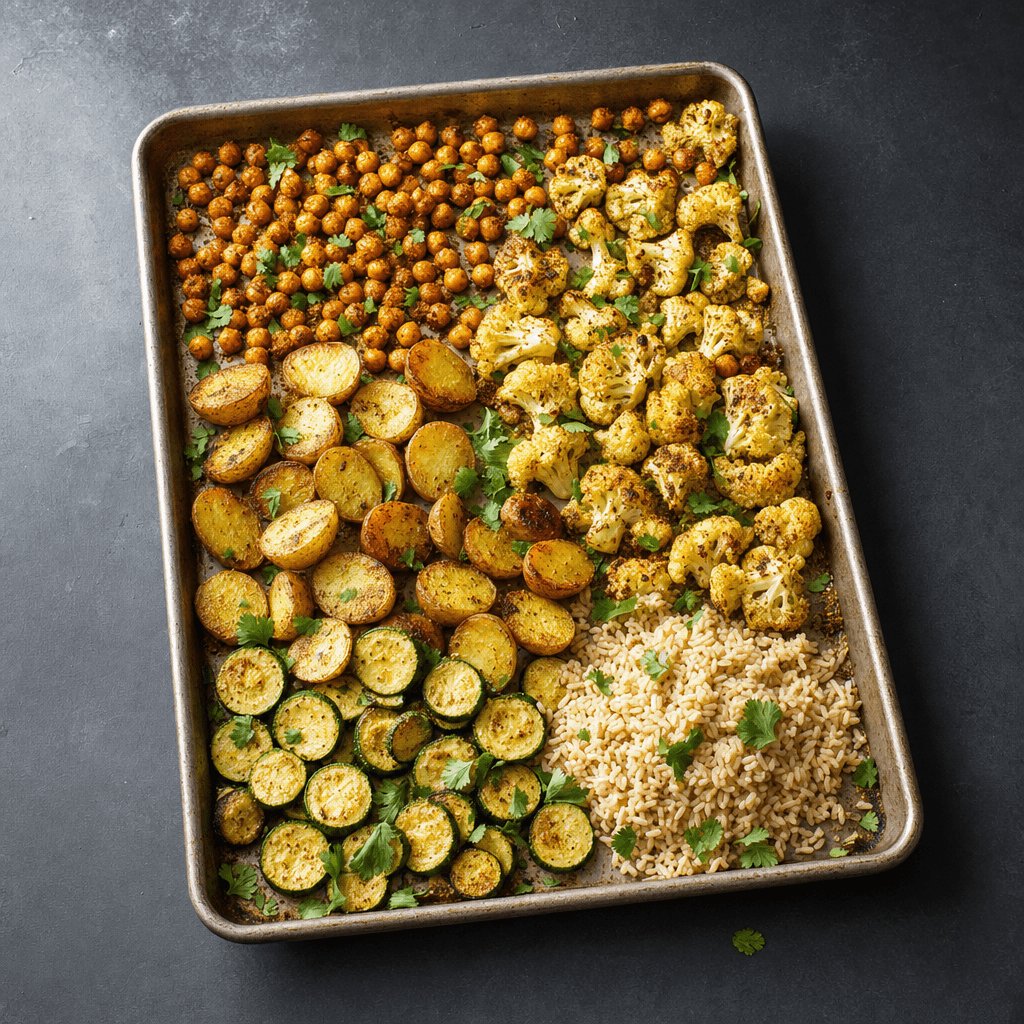 Curried Chickpea Cauliflower Rice recipe combo